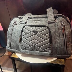 Lug Quilted Gray Duffel Bag